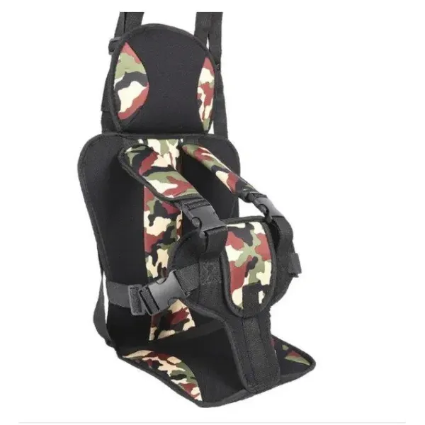 Детское автокресло бескаркасное 9-36 кг. Кресло автомобильное до 12 лет портативное (камуфляж) | Бустер PR3