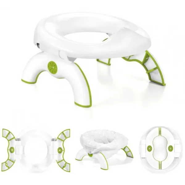 Детский дорожный горшок-туалет 2в1 Go Potty, накладка на унитаз