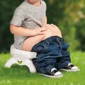 Детский дорожный горшок-туалет 2в1 Go Potty, накладка на унитаз