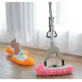 Домашние тапочки – моп для уборки полов SweepSlippers · Тапки - полотерки из микрофибры