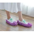 Домашние тапочки – моп для уборки полов SweepSlippers · Тапки - полотерки из микрофибры