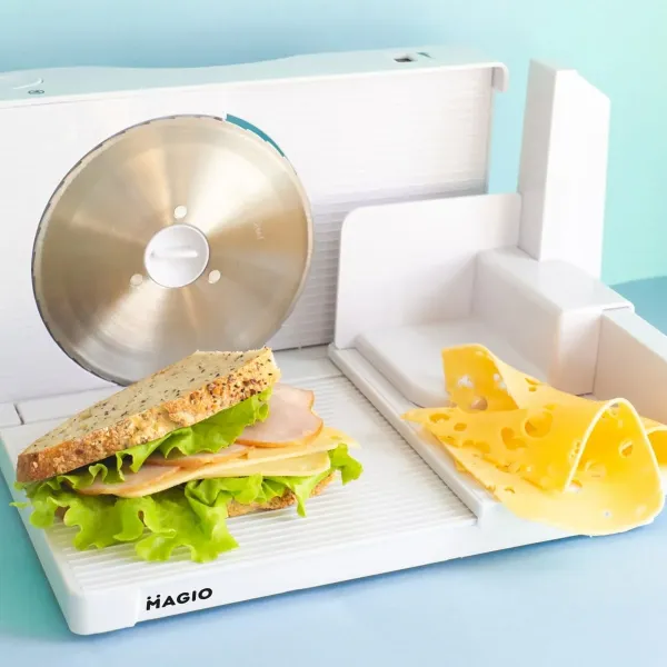 Домашний ручной дисковый слайсер – ломтерезка Magio MG-381