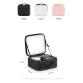 Дорожная косметичка – органайзер с зеркалом и LED подсветкой · Портативный бьюти-кейс для косметики