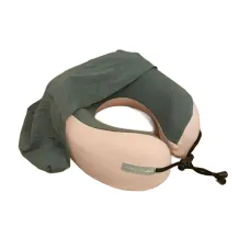 Дорожная подушка для путешествий с капюшоном • Подушка-воротник для шеи и головы в дорогу Дорожная подушка для путешествий с капюшоном • Подушка-воротник для шеи и головы в дорогу