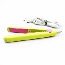 Дорожный мини утюжок для волос | ГОФРЕ | Укладка | Плойка GV-118 Салатовый CG24 PR1