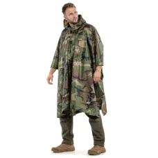 Дождевик Raincoat Камуфляж D -1 • Тактический дождевик камуфляж плащ-палатка пончо с капюшоном Дождевик Raincoat Камуфляж D -1 • Тактический дождевик камуфляж плащ-палатка пончо с капюшоном