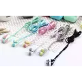 Дротові навушники Keeka Fruit MC-125 • Вакуумна гарнітура Keeka Fruit MC-125 з мікрофоном, mini-Jack 3,5 мм і кейсом, асорті 6 видів