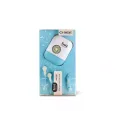 Дротові навушники Keeka Fruit MC-125 • Вакуумна гарнітура Keeka Fruit MC-125 з мікрофоном, mini-Jack 3,5 мм і кейсом, асорті 6 видів