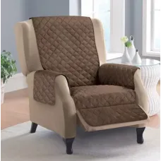 Двухстороннее стеганое покрывало – накидка на кресло Couch Coat Двухстороннее стеганое покрывало – накидка на кресло Couch Coat