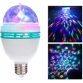 Диско лампа Ball RHD-15 LY 399 • Світлодіодна обертова диско-лампа Ball RHD-15 LY 399 E27 RGB для вечірок і свят