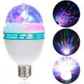 Диско лампа Ball RHD-15 LY 399 • Світлодіодна обертова диско-лампа Ball RHD-15 LY 399 E27 RGB для вечірок і свят