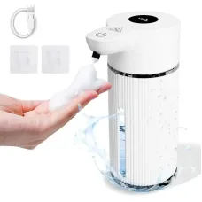 Диспенсер сенсорный с дисплеем для мыла M15 • Автоматический бесконтактный дозатор мыла 420 мл