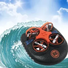 Детская игрушка Катер-дрон-машинка Trix 3в1 K2 Квадрокоптер на дистанционном управлении, 3 режима