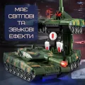 Детская игрушка Танк - трансформер Armored Car на радиоуправлении ∙ Машинка – робот с пультом, вращением 360°, подсветкой и звуком на аккумуляторе