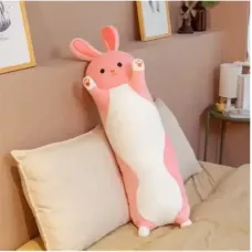 Детская мягкая игрушка-подушка Заяц 90см ∙ Плюшевая игрушка-обнимашка Заяц