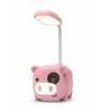 Детская настольная аккумуляторная лампа Quite Light EL-2177 ∙ Портативный беспроводной USB светильник с органайзером для хранения принадлежностей ∙ 3 режима свечения