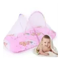 Детская складная москитная сетка-палатка для кроватки KAR70 45×45×90 см • Защитная антимоскитная сетка для детской кровати и манежа