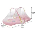 Детская складная москитная сетка-палатка для кроватки KAR70 45×45×90 см • Защитная антимоскитная сетка для детской кровати и манежа