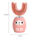 Детская зубная щетка U-shaped electric toothbrush ∙ Электрическая ультразвуковая силиконовая щетка – капа для детей