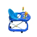 Детские ходунки голубые с пчелкой X-621 • Музыкальные ходунки для малышей с игровой панелью, регулировкой высоты и маневренными колесами