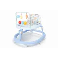 Детские ходунки голубые музыкальные X-624 • Ходунки для малышей с регулировкой высоты, игровыми игрушками и колесами