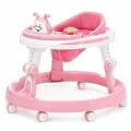 Детские ходунки X-622 розовые со световыми эффектами • Ходунки для малышей с игровой панелью для первых шагов, игр и домашнего использования