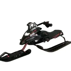 Детские санки - снегокат Snow Racer до 80 кг · Управляемые сани с амортизацией, рулем и ножным тормозом