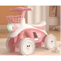 Детский 4-колесный беговел X-625 розовый со световыми и звуковыми эффектами • Беговел-каталка для малышей с устойчивой конструкцией, широкими колесами и защитой от опрокидывания