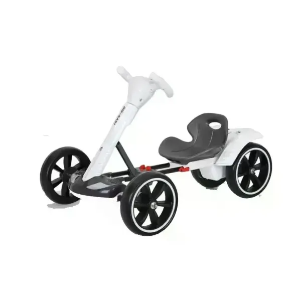 Детский электромобиль GO KART F1 с пультом и Bluetooth 390 Вт белый • Детский электрокарт GO KART F1 на аккумуляторе с пультом управления