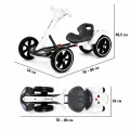 Детский электромобиль GO KART F1 с пультом и Bluetooth 390 Вт белый • Детский электрокарт GO KART F1 на аккумуляторе с пультом управления