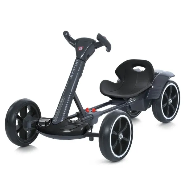 Детский электромобиль GO KART F1 с пультом и Bluetooth 390 Вт черный • Детский электрокарт GO KART F1 на аккумуляторе с пультом управления