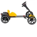 Дитячий електромобіль GO KART F1 жовтий з пультом і Bluetooth 390 Вт • Дитячий електрокарт GO KART F1 на акумуляторі з EVA-колесами, музикою та пультом керування жовтий