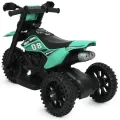 Дитячий електромотоцикл Cool Mountain 26X-130 зелений з LED і музикою • Дитячий електричний мотоцикл Cool Mountain 26X-130 з пультом, USB та акумулятором зелений
