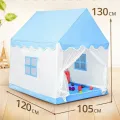 Детская игровая палатка-домик с металлическим каркасом • Просторный замок для игр дома и на улице