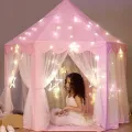 Детская игровая палатка-домик Kruzzel 6104 135×135×140 см • Детский шатёр для игр и отдыха с занавесками и москитной сеткой