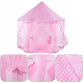 Детская игровая палатка-домик Kruzzel 6104 135×135×140 см • Детский шатёр для игр и отдыха с занавесками и москитной сеткой