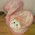 Дитячий ігровий намет-будиночок «Затишний будиночок» 140×110 см • Складаний текстильний будинок для дітей 140×110 см з вікнами, шторками та сумкою для зберігання