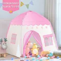 Детская игровая палатка Tipi Baby Tent · Складной домик – шатер для ребенка · Розовый / Синий