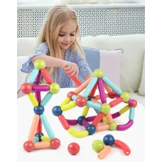 Детский магнитный конструктор Magnetic sticks Hl-2122 ∙ 36 деталей