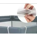 Дитячий манеж 150×150 см з 10 кульками сірий • Ігровий манеж для дітей 150×150 см з комплектом із 10 кульок для дому