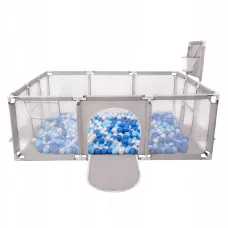 Детский манеж с шариками 30 шт 180×120 см ∙ Манеж игровой площадка Kids Lionelo для детей