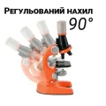 Детский микроскоп с подсветкой и набором биологических образцов ∙ Игрушечный микроскоп с 3 уровнями увеличения