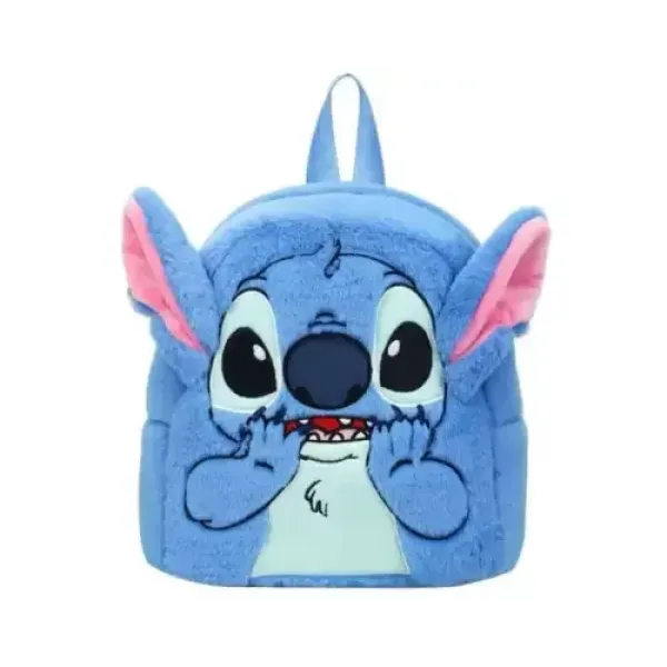 Детский мягкий рюкзак Стич Lilo Stitch с ушками • Плюшевый рюкзак для девочки и мальчика, детский рюкзак Stitch для сада, прогулок и подарка