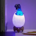 Дитячий нічник Sunroz 3D Dinozaur Lamp • Світлодіодний світильник Sunroz 3D Dinozaur Lamp Динозаврик у яйці з пультом ДК, 16 кольорами RGB, сенсорним керуванням та акумулятором