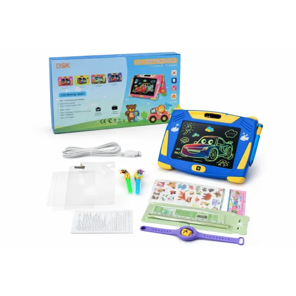 Детский планшет DSK 15 PRO с Молнией Маккуин • Детский планшет на Android 7 с Wi-Fi • Планшет для ребенка с обучающими и развлекательными функциями