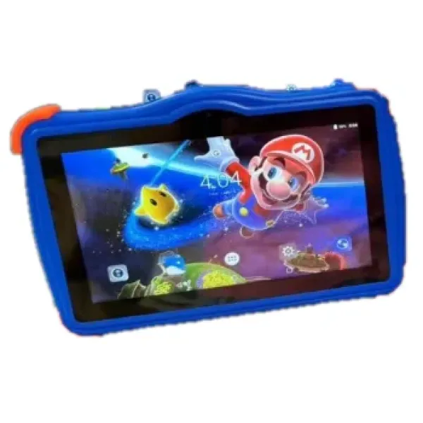 Детский планшет Kidiby K85 в прорезиненной крышке с Wi-Fi на Android 7 дюймов • Детский Android планшет в защитном чехле для игр, обучения, мультфильмов и подарка ребенку
