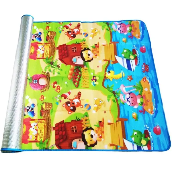Детский развивающий игровой коврик 90*150 см / Термоковрик для детей