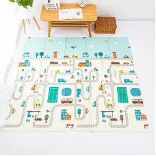 Детский развивающий игровой коврик раскладной 150*180 см / Термоковрик для детей Folding baby mat Детский развивающий игровой коврик раскладной 150*180 см / Термоковрик для детей Folding baby mat