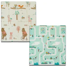 Детский складной развивающий термо коврик двусторонний Детский складной развивающий термо коврик двусторонний