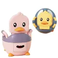 Детский туалет Baby Legend Duck Cкладной переносной горшок с мягкой сидушкой Утенок